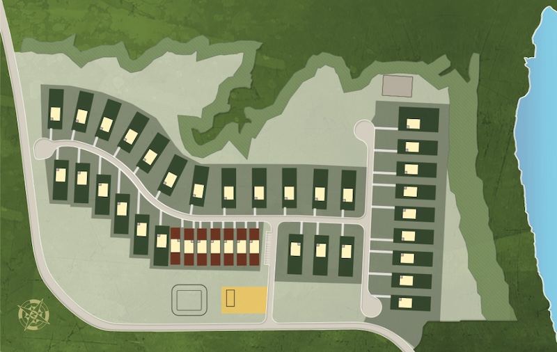 Entry of a beautiful custom home